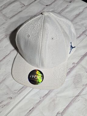Air Jordan True OG Jumpman White Snapback Hat